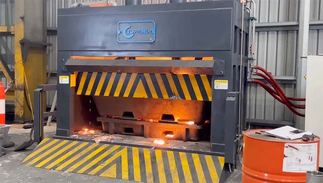 Aluminum dross press 5 Aluminum dross press 5